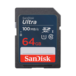 Thẻ nhớ SDHC Sandisk Ultra 64GB Class 10 100MB/s (SDSDUNR-064G-GN3IN)