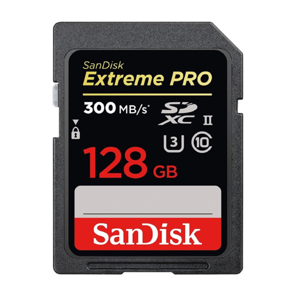 Thẻ nhớ SDXC Sandisk Extreme Pro 128GB V90 U3 C10 UHS-II 300MB s (SDSDXDK-128G-GN4IN)