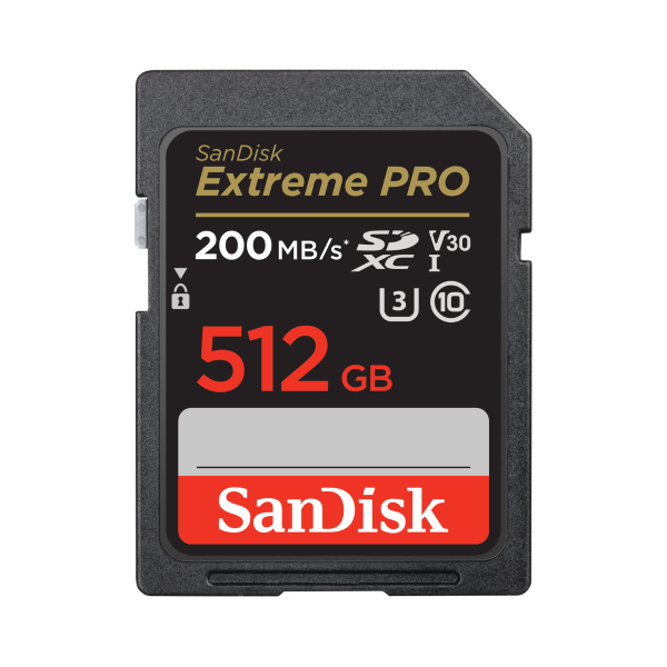Thẻ nhớ SDXC Sandisk Extreme Pro 512GB V30 U3 C10 UHS-I 200MB s (SDSDXXD-512G-GN4IN)
