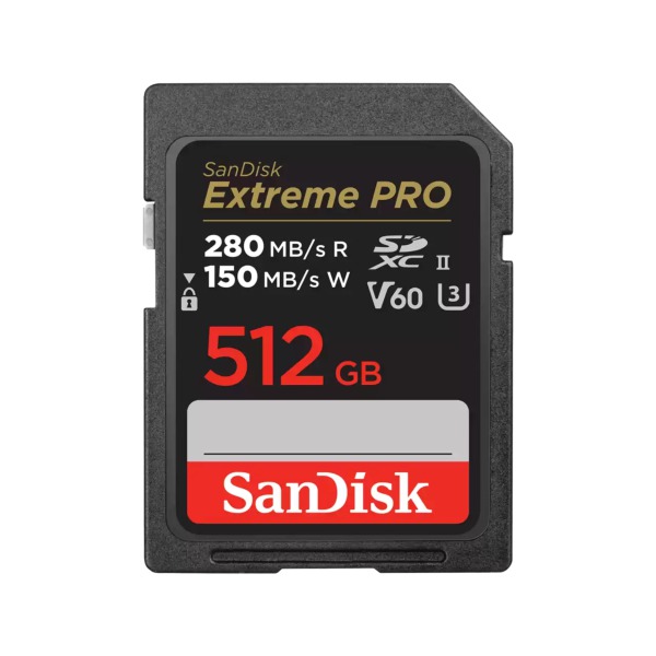 Thẻ nhớ SDXC SanDisk Extreme Pro 512GB V60 U3 UHS-II upto 280MB s (SDSDXEP-512G-GN4IN)