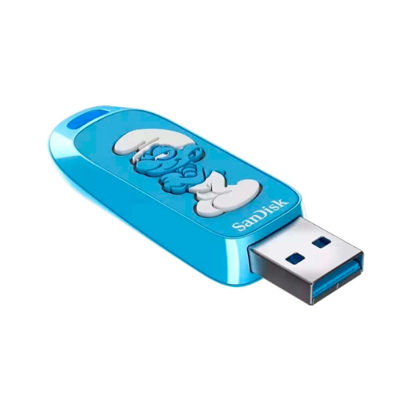 USB 3.2 Sandisk Brainy Smurf Edition Type-A SDCZIS 64GB 130MB s (SDCZIS-064G-G46)